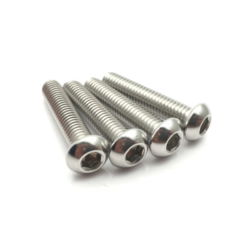 Stainless allen head pan machine screw